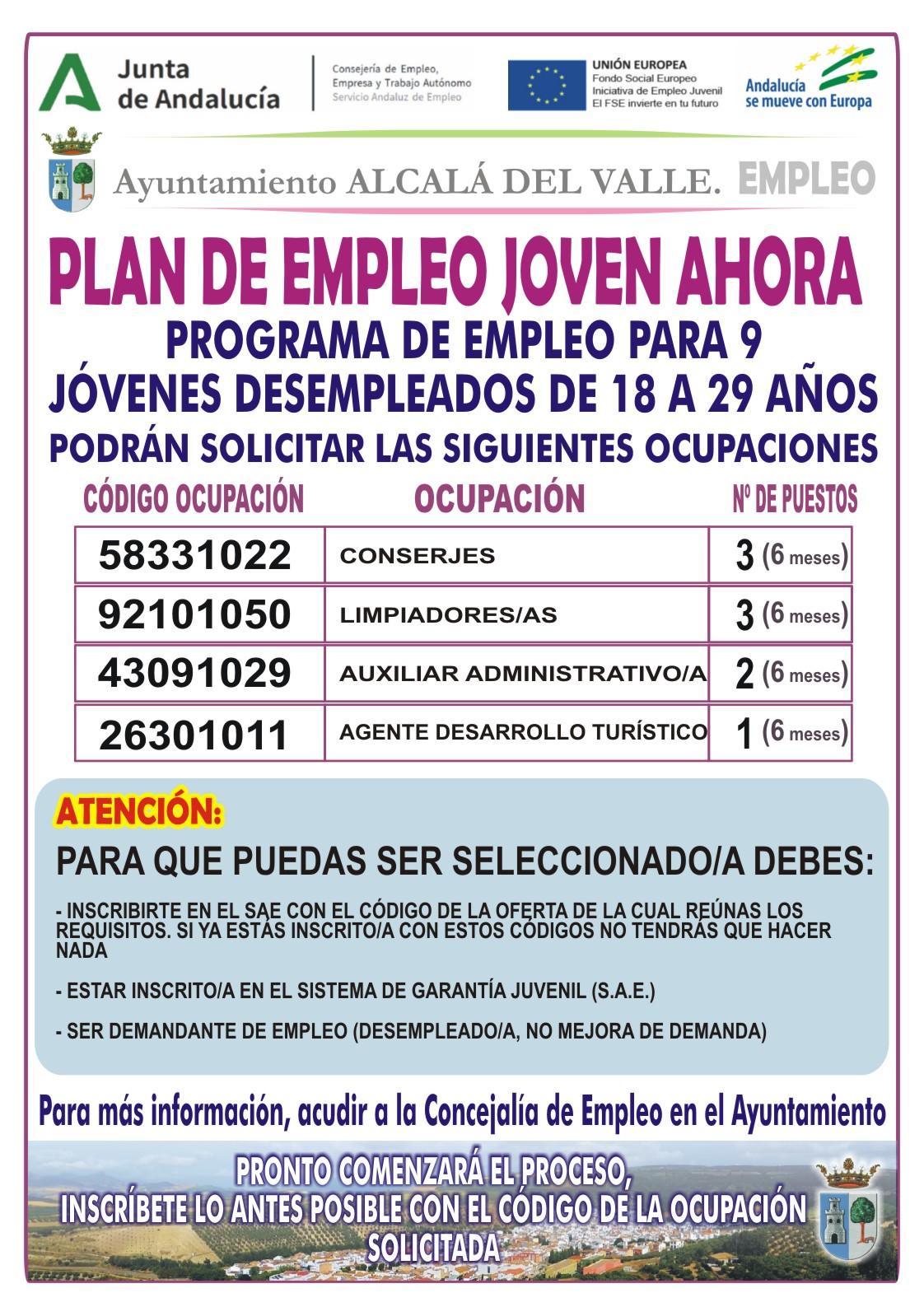 BANDO PLAN EMPLEO JOVEN AHORA LOGOS